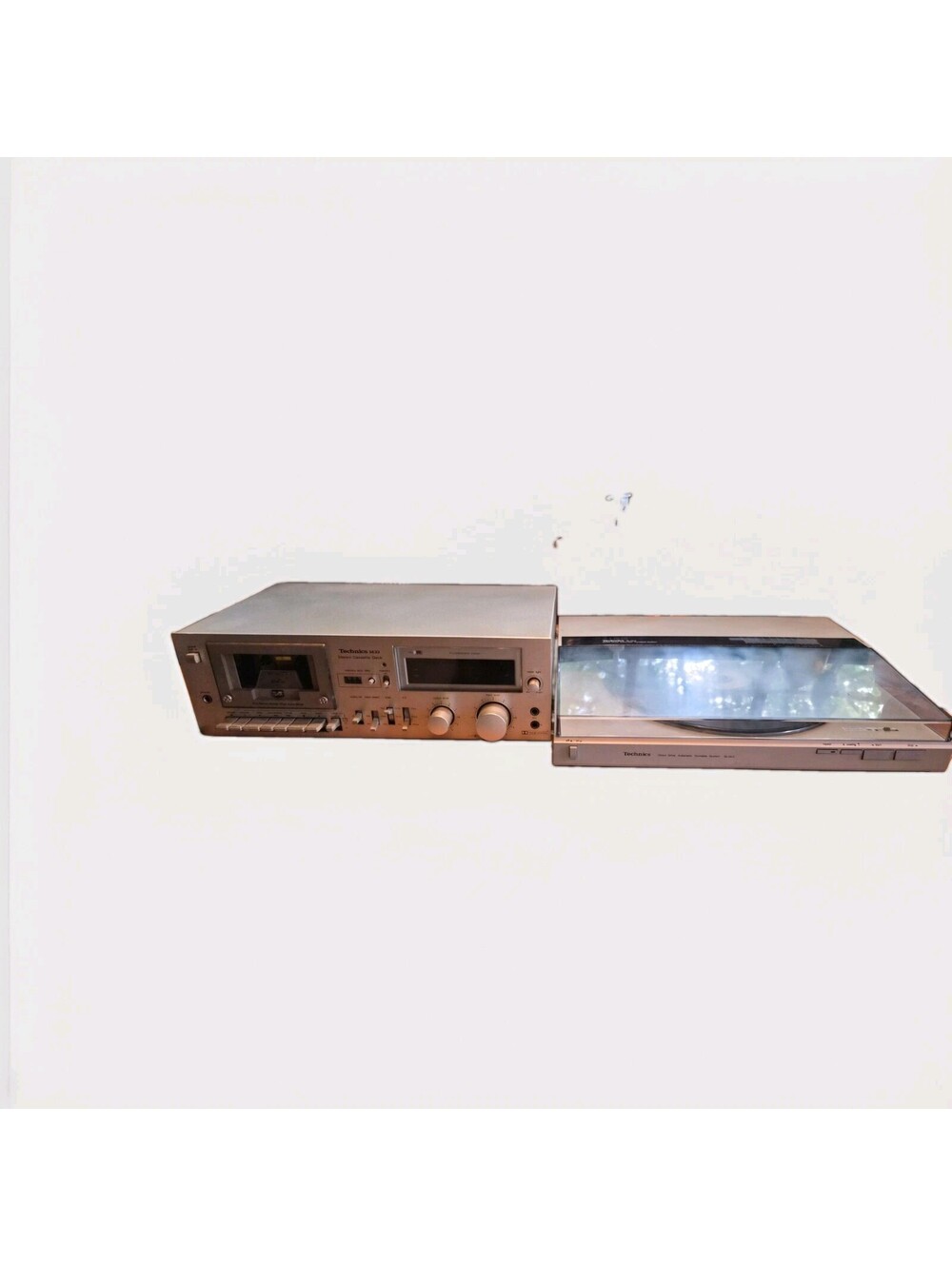 Technics Bundle Record Player Cassete Player Rare And Technics Speakers